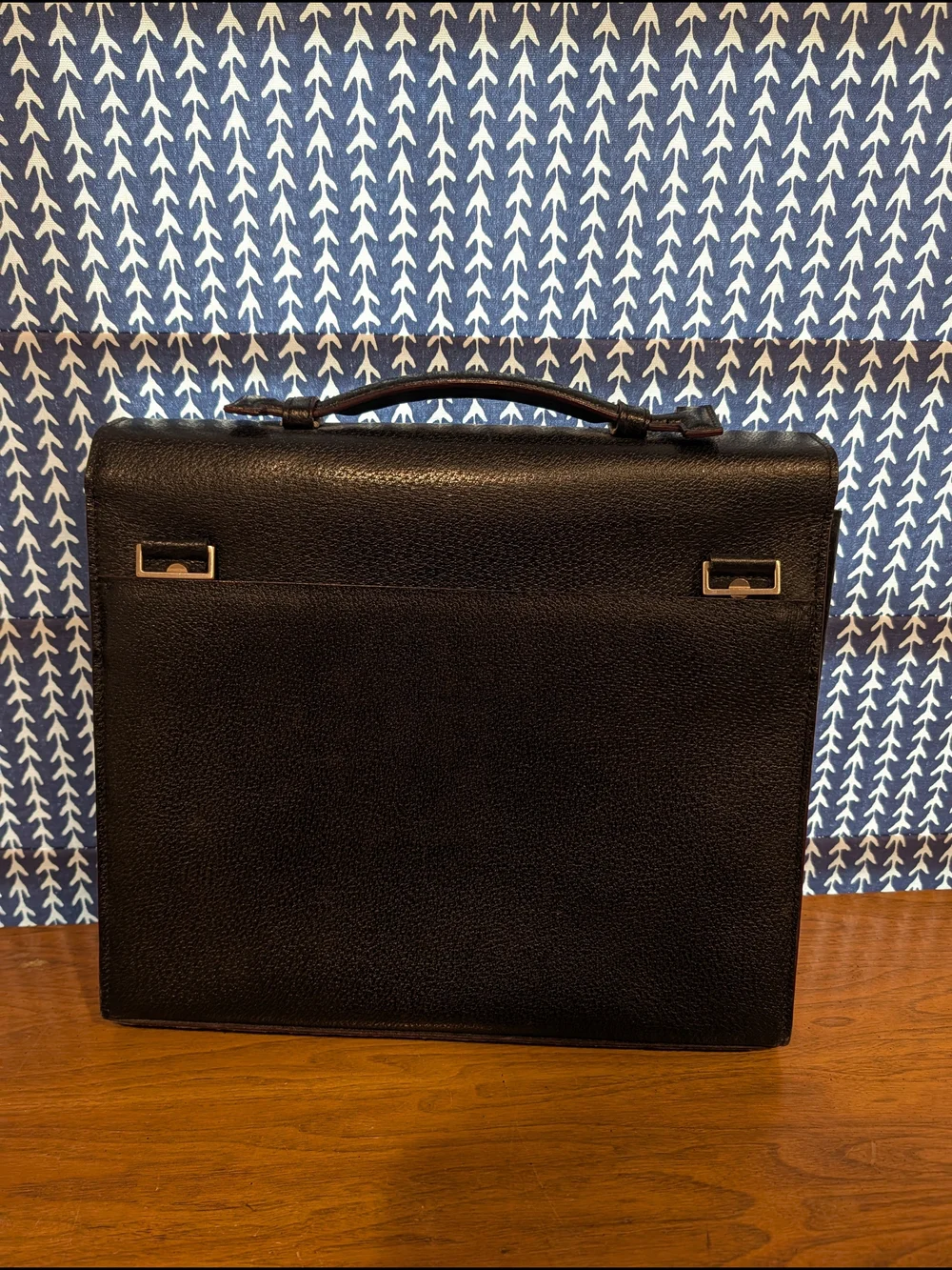 Bally Black Leather Briefcase